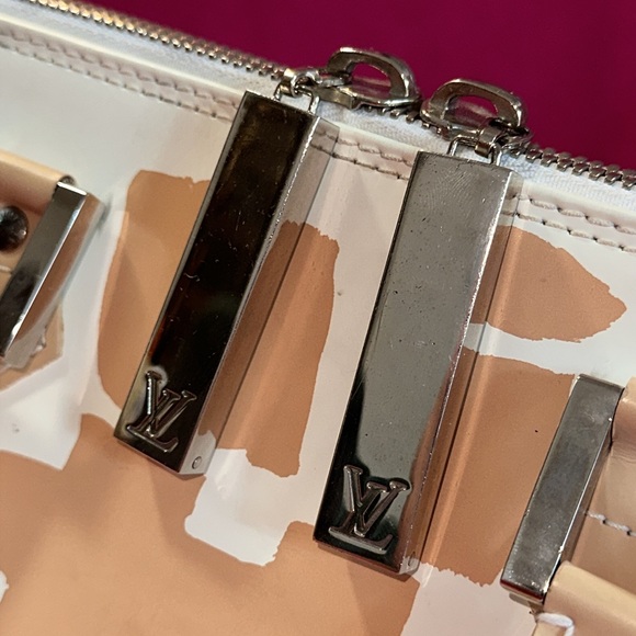 Louis Vuitton peach graffiti Alma satchel by Stephen sprouse east west dome bag - Picture 6 of 16